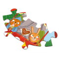 Hračka Okrúhle puzzle Zvieratká na ruskom bicykli, 1