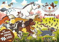 Hračka Puzzle Ovesná parta Závod o mrkvičku 200 dielov, 3