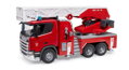 Hračka Bruder 3591 Hasičské auto Scania s rebríkom, 4