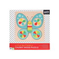 Petitcollage Drevené puzzle motýľ, 2, hry pre deti