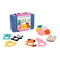 Petitcollage Kreatívny kufrík s bambuľkovými zvieratkami, 3, hračky pre deti