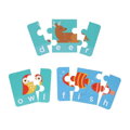 Hračka Petitcollage Moje prvé hláskovanie Puzzle so zvieratkami, 1