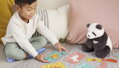 Hračka Petitcollage Moje prvé hláskovanie Puzzle so zvieratkami, 6