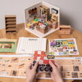 RoboTime Miniatúra domčeka Fascinujúce kníhkupectvo, 3, hry pre deti