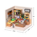 Hračka RoboTime Miniatúra domčeka Fascinujúce kníhkupectvo, 4
