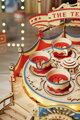 Hračka RoboTime Drevené 3D mechanické puzzle Šálkový kolotoč, 1