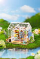 Hračka RoboTime 3D Drevené puzzle Vysnívaný záhradný dom, 7