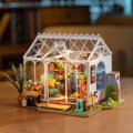Hračka RoboTime 3D Drevené puzzle Vysnívaný záhradný dom, 4