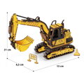 Hračka RoboTime Drevené 3D puzzle Bager, 2