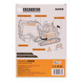 Hračka RoboTime Drevené 3D puzzle Bager, 4