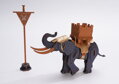 RoboTime Drevené 3D puzzle Bojovný slon, 1, hračky