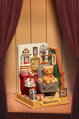 RoboTime Drevené 3D puzzle Miniatúra domčeka Prázdninová obývacia izba, 1, hračky