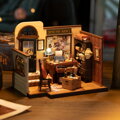 Hračka RoboTime Drevené 3D puzzle Miniatúra Kancelária súkromného detektíva, 2