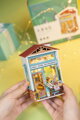 Hračka RoboTime Drevené 3D puzzle Miniatúra Kníhkupectvo Free Time, 5
