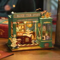 Hračka RoboTime Drevené 3D puzzle Miniatúra Obchod s čajom, 3