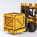 Hračka RoboTime Drevené 3D puzzle Vysokozdvižný vozík, 6