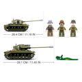 Sluban Army N38-B0860 Stredný tank 2v1 a protiletecké delo, 1, hračky