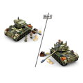 Sluban Army N38-B0860 Stredný tank 2v1 a protiletecké delo, 4, hračky