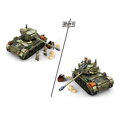 Hračka Sluban Army N38-B0860 Stredný tank 2v1 a protiletecké delo, 4
