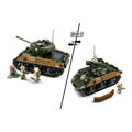 Sluban Army WW2 M38-B1110 Bojový tank M4A3 Sherman, 4, hračky