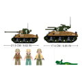 Sluban Army WW2 M38-B1110 Bojový tank M4A3 Sherman, 3, hračky