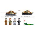 Hračka Sluban Bitka o Budapešť M38-B0980 Nemecký ťažký tank Tiger II 2 v 1, 3