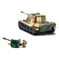 Sluban Bitka o Budapešť M38-B0980 Nemecký ťažký tank Tiger II 2 v 1, 1, hračky
