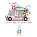 Sluban Girls Dream M38-B0993A Zmrzlinové vozidlo, 2, hry pre deti