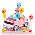 Hračka Sluban Girls Dream Mini Handcraft M38-B1086 Qmini ružový Kabriolet, 2