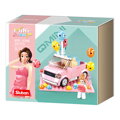 Hračka Sluban Girls Dream Mini Handcraft M38-B1086 Qmini ružový Kabriolet, 3