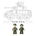 Hračka Sluban Model Bricks M38-B0753 Obrnené bojové vozidlo 6x6 EBRC Jaguar, 1