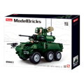 Hračka Sluban Model Bricks M38-B0753 Obrnené bojové vozidlo 6x6 EBRC Jaguar, 2