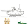 Hračka Sluban Model Bricks M38-B0892 Bojový tank M1A2 Abrams, 3