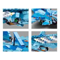 Hračka Sluban Model Bricks M38-B0985 Stíhacie lietadlo Su-27 2v1, 4