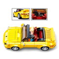 Hračka Sluban Model Bricks M38-B1097 Nemecký žltý športový automobil, 2