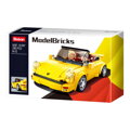 Sluban Model Bricks M38-B1097 Nemecký žltý športový automobil, 1, hračky