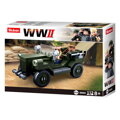 Hračka Sluban WWII M38-B0682 Sovietsky terénny automobil GAZ 67, 3