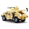 Sluban Army Model Bricks M38-B0837 Hummer bojový off road, 3, hračky