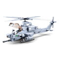 Hračka Sluban Army Model Bricks M38-B0838 Bojová helikoptéra AH-1Z Viper, 2