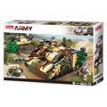 Hračka Sluban Army N38-B0858 Maskovaný obrnený tank, 4