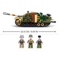 Sluban Army N38-B0858 Maskovaný obrnený tank, 1, hračky