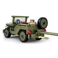 Sluban Army WW2 M38-B0853 Spojenecký džíp a protilietadlové delo, 2, hračky