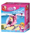 Sluban Girls Dream Holidays M38-B0600D Plážový vrtuľník, 1, hračky