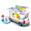Sluban Girls Dream M38-B0797 Ambulancia, 2, hračky