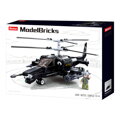 Hračka Sluban Model Bricks M38-B0752 Bojový vrtuľník Ka-50 Black Shark, 4