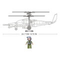 Hračka Sluban Model Bricks M38-B0752 Bojový vrtuľník Ka-50 Black Shark, 2