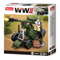 Sluban WWII M38-B0678C 4into1 Protilietadlové delo, 5, hračky