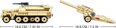Hračka Sluban WWII M38-B0695 Nemecký polopásový ťahač - Half Track, 1