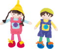 Small Foot Látkové bábiky Noe a Emma, 1, hračky pre deti