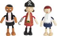 Small Foot Ohybné figúrky pirátov, 5, hračky pre deti